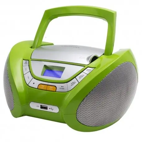 RADIO CD LAUSON VERDE CP-444 Oferta Especial