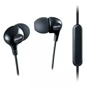 Oferta AURICULARES PHILIPS BOTÓN SHE-3555BK MICRÓFONO