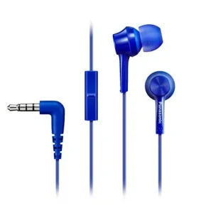 AURICULARES PANASONIC RP-TCM115 BOTÓN AZUL Favorito De Clientes