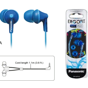 Favorito De Clientes AURICULARES PANASONIC INTERNOS CANAL RP-HJE125E AZUL