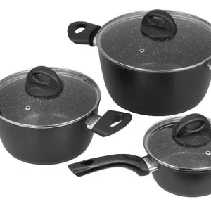 BATERÍA COCINA JATA BC3 3 PIEZAS ALUMINIO Súper Precio