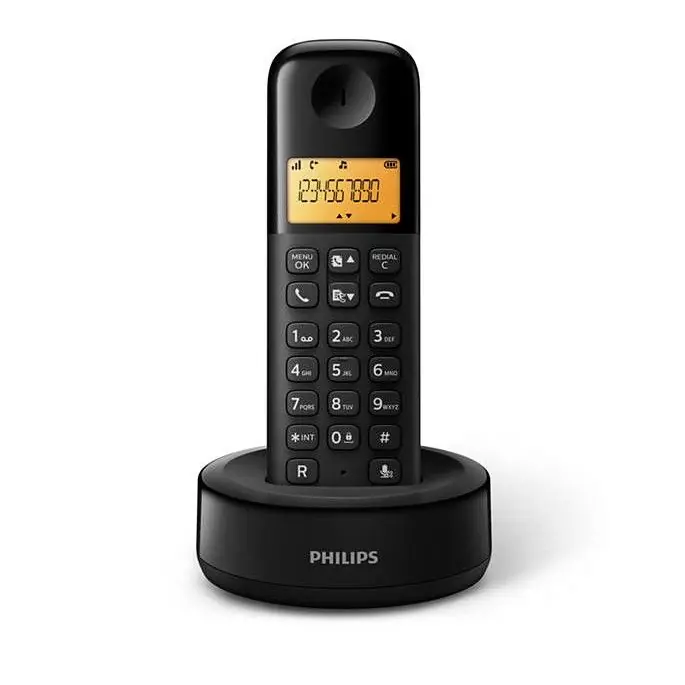 TELÉFONO INALÁMBRICO PHILIPS D1601B NEGRO Envío Exprés