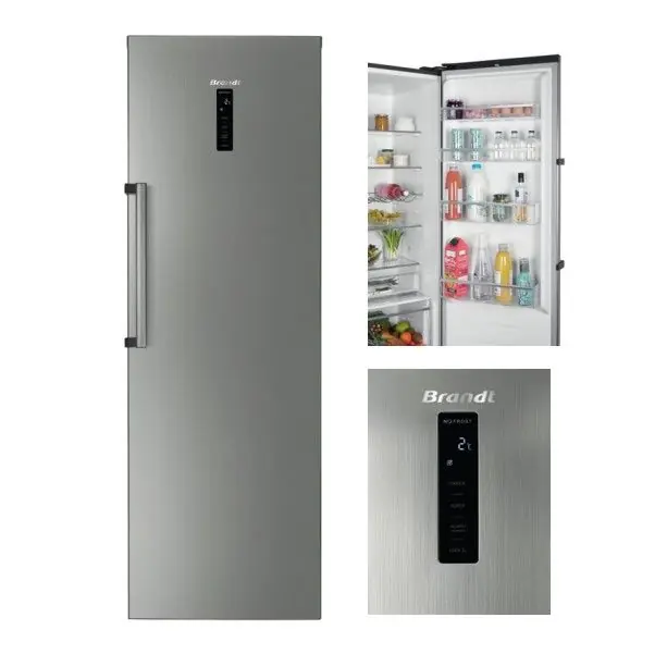 Certificado FRIGO BRANDT 1 PUERTA INOX BFL862YNX E 185×60 DISPLAY