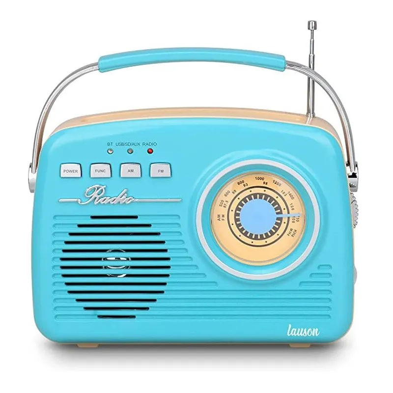 Ordena Ya RADIO VINTAGE LAUSON RA142 BLUETOOTH, USB, BATERÍA