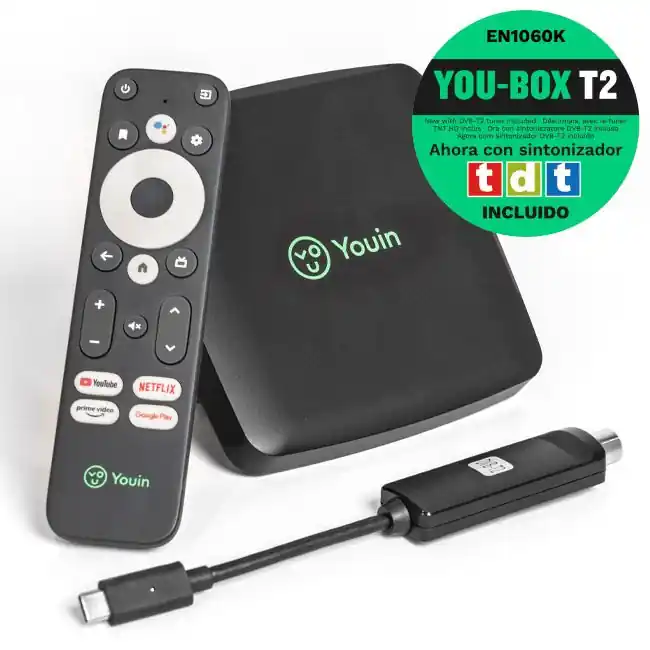 Compra Hoy ANDROID TV YOUIN EN-1060K 4K HDR TDT