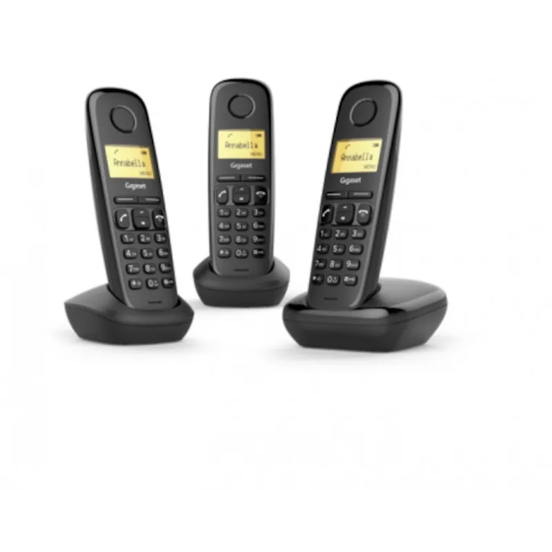 Favorito De Clientes TELÉFONO INALÁMBRICO A170 TRIO BLACK GIGASET