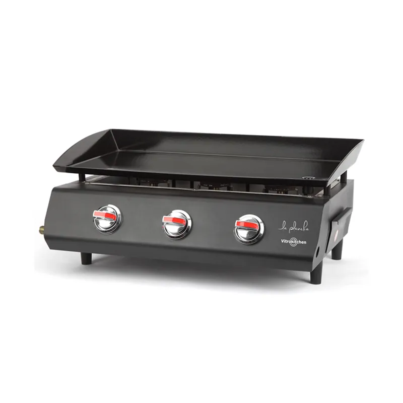 Venta Final PLANCHA GAS PG-330NB NEGRO VITROKITCHEN 3F 7.5KW