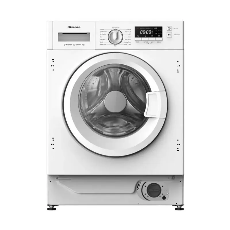 Certificado LAVADORA INTEGRACIÓN BLANCA WF3M-841BWIES HISENSE A; 8KG 1400RPM VAPOR