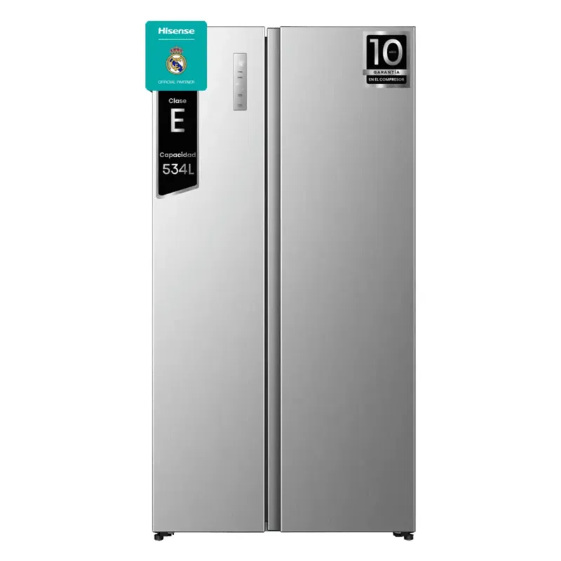 Marca Reconocida AMERICANO INOX HISENSE SBS RS-3P538NAIE E; 179X91 DISPLAY