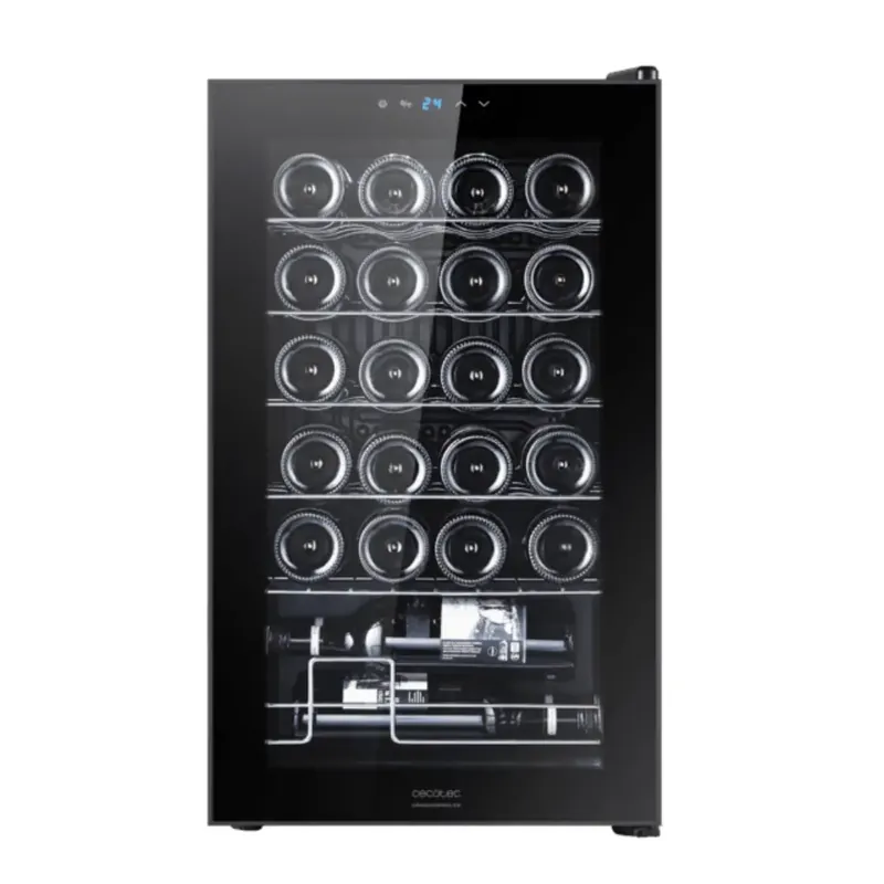 VINOTECA NEGRA 24 BOTELLAS 00124 GRANDSOMMELIER 2450 CECOTEC G; PANEL TÁCTIL Ordenar Ahora Mismo