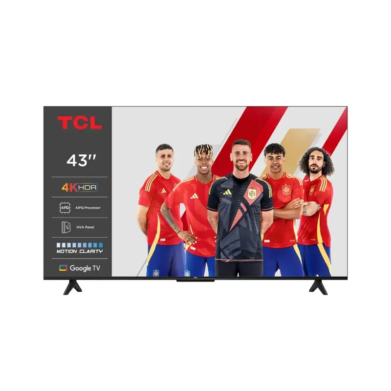 Venta Final LED 43″ 43P6K TCL F; 4K HDR GOOGLE TV