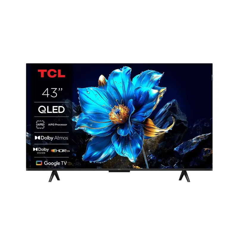 QLED 43″ 43P7K TCL F; 4K GOOGLE TV Pago Seguro