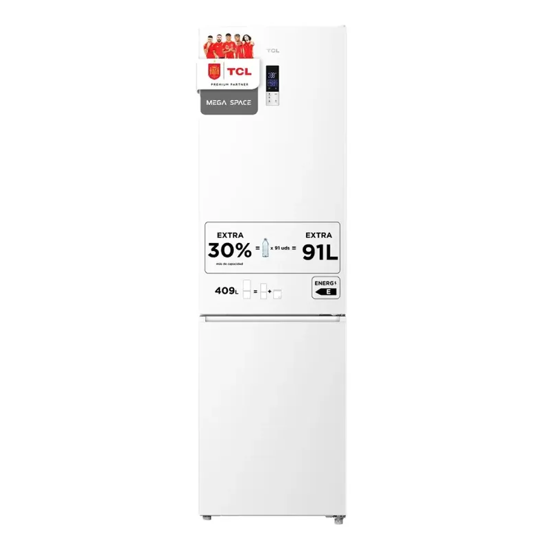 COMBI BLANCO RP-409BWE1EU TCL E; 185X60 DISPLAY Precio Bajo