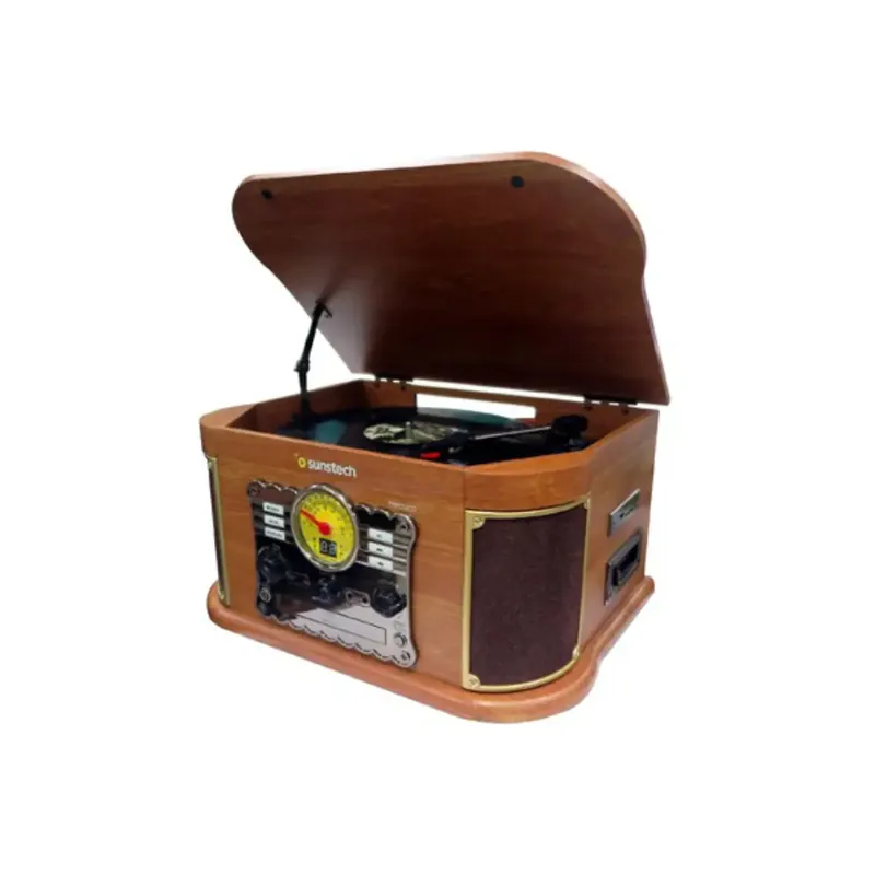 A Buen Precio TOCADISCO PXRC-52CDWD SUNSTECH CD MADERA BLUETOOTH