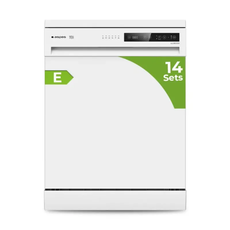 Oferta LAVAVAJILLAS 60CM BLANCO AJ-13601ED ASPES E; 14 CUBIERTOS DISPLAY LED