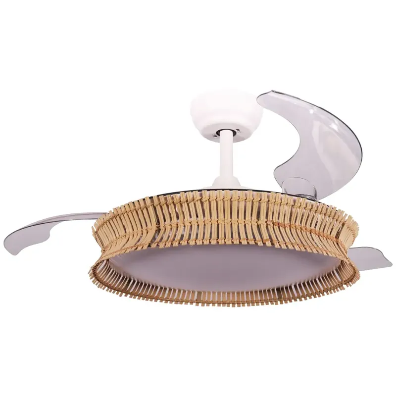 No Te Lo Pierdas VENTILADOR DE TECHO VR-1200 BAMBU FM RETRACTIL 107CM 36W