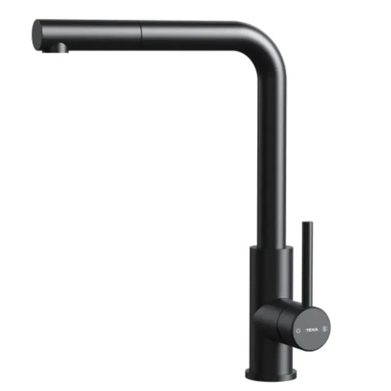 Rebajas GRIFO UNI-9331 NEGRO TEKA CAÑO ALTO EXTRAIBLE