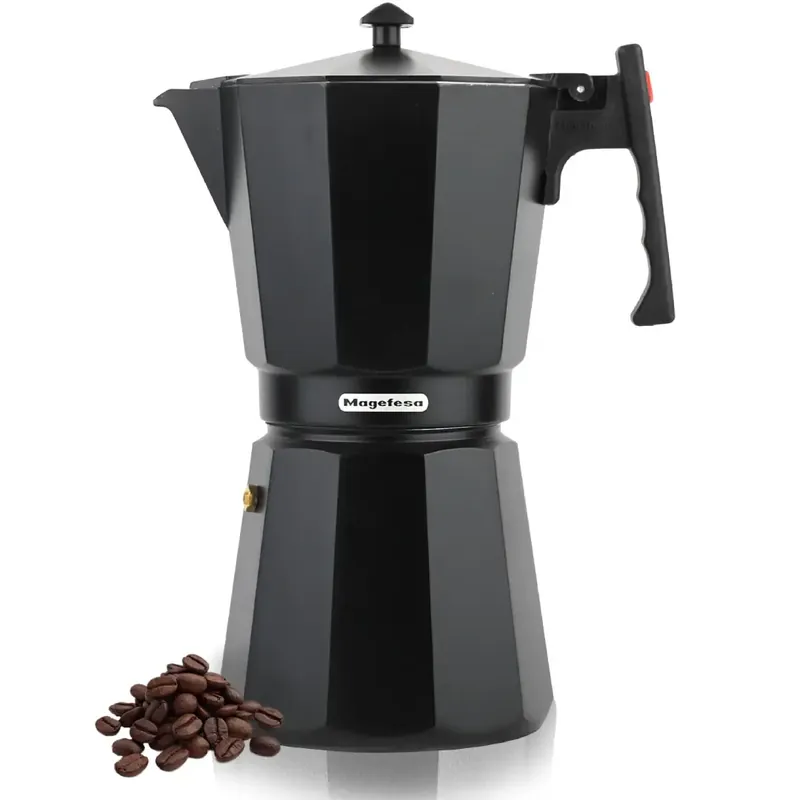 CAFETERA CLASICA JAMAICA 12T BLACK MAGEFESA 12 TAZAS Promoción