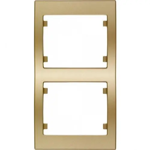 Última Oportunidad MARCO 2 ELEMENTOS VERTICAL SERIE IRIS EN DORADO ODISEA