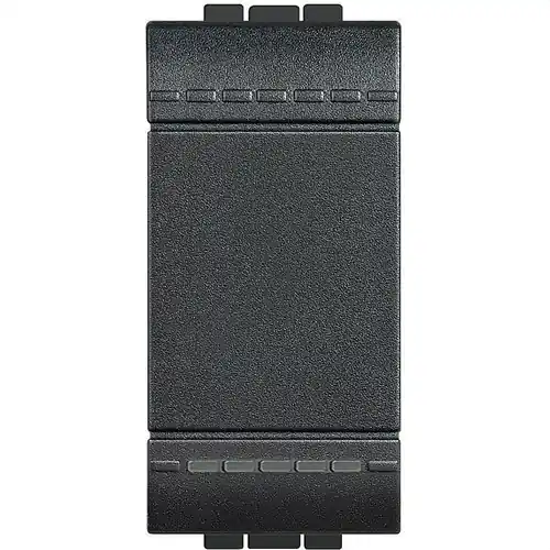 Compra Hoy INTERRUPTOR 1 POLO 16A CON 1 MÓDULO LIVING EN COLOR ANTRACITA