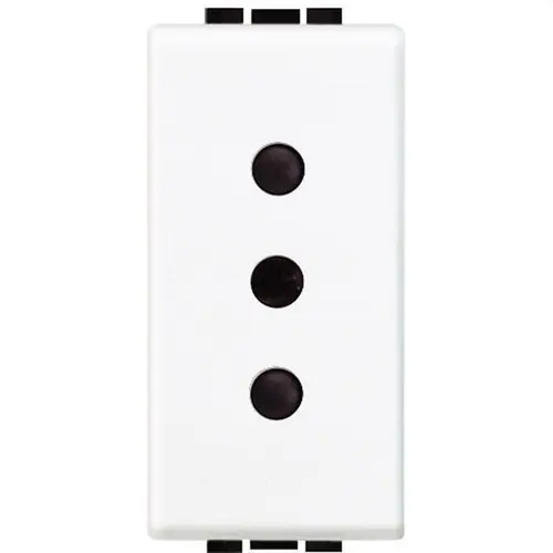 BASE ITALIANA 2P+T 10A 250V LIVINGLIGHT BLANCO Ordena Ya