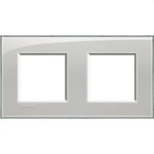 A Buen Precio PLACA 2+2 MÓDULOS EN COLOR GRIS HIELO