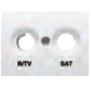 TAPA R/TV-SAT SERIE CORAL EN BEIGE Marca Reconocida