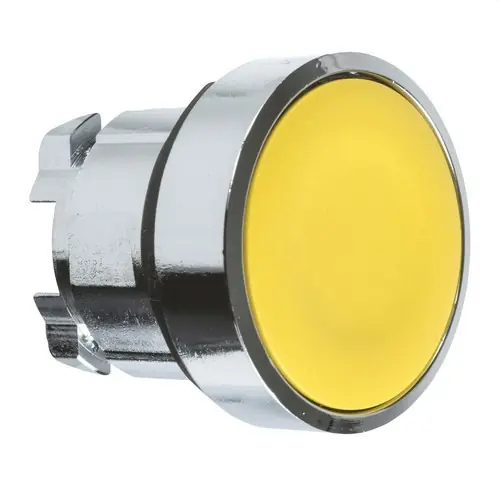 A Buen Precio CABEZA PULSADOR DIÁMETRO 22 RASANTE SIN PLACA AMARILLO EMBELLECEDOR METÁLICO