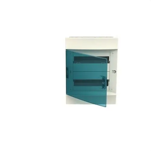 Alta Calidad CAJA EMPOTRAR MISTRAL41F 650 CON 24 MÓDULOS 2 FILAS PUERTA TRANSPARENTE