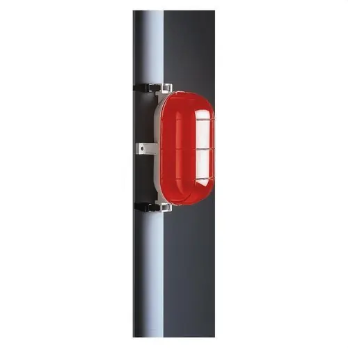 Venta Final PLAFÓN RETTA 60W E27 DIFUSOR ROJO IP44