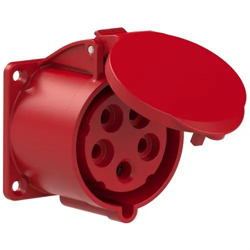 BASE EMP.RTA.IP44 3 P+N+TT 380V 32A 6h COLOR RJ Envío Gratis