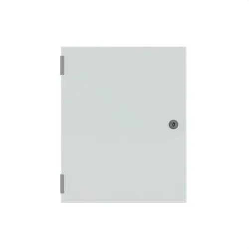 ARMARIO CON PUERTA CIEGA + PLACA TRASERA 500x400x200mm GRIS CLARO RAL 7035 Oferta Especial