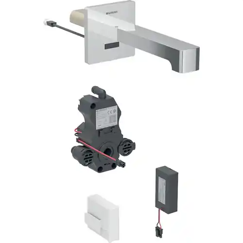 GRIFO ELECTRÓNICO BRENTA BATERÍA 17cm CON MEZCLADOR CROMADO Compra Ahora