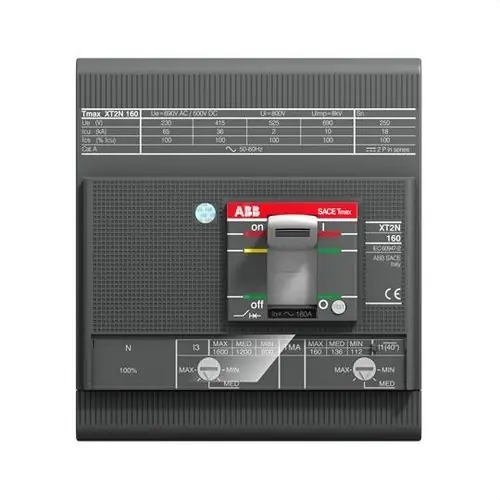 INTERRUPTOR AUTOMÁTICO XT2N160 TMA R160 IM1600 4P N100 Barato