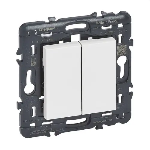 Barato COMANDO DBL.ILUM.INALB.VALENA NEXT W/NETATMO S/BAT.BL