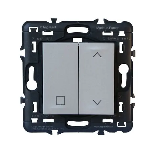 COMANDO PARA PERSIANAS INALÁMBRICO VALENA NEXT W/NETATMO SIN BATERÍA, ALUMINIO Precio Bajo