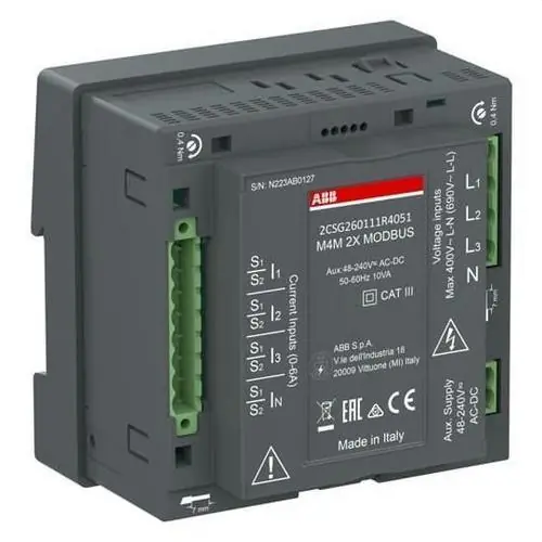 ANALIZADOR DE RED M4M 2xModBus Precio Económico