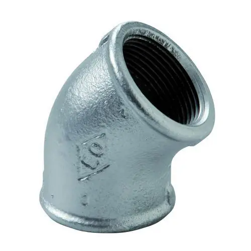 A Buen Precio CODO 45° FIGURA 120 H-H 1.1/4" GALVANIZADO