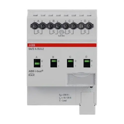 ACTUADOR INTERRUPTOR 4 CANALES 16A CARGAS C DIN Precio Económico