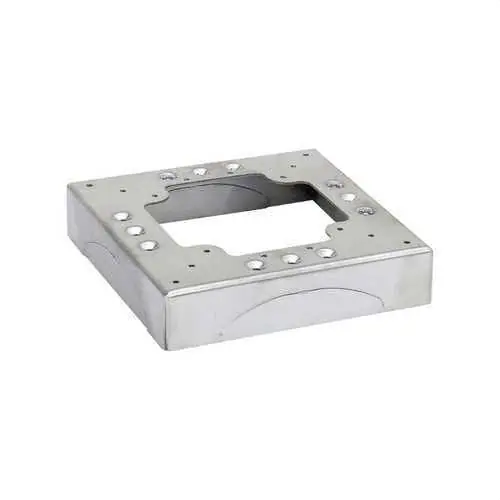 ZÓCALO METÁLICO SIMON K45 CON 4 PRETROQUELES ANODIZADO Última Oportunidad