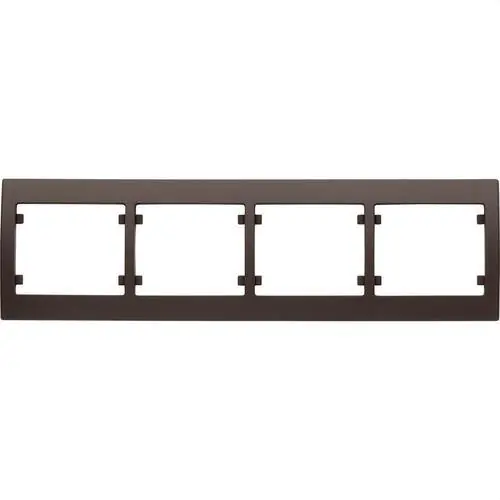 Barato MARCO 4 ELEMENTOS HORIZONTAL SERIE IRIS EN CHOCOLATE