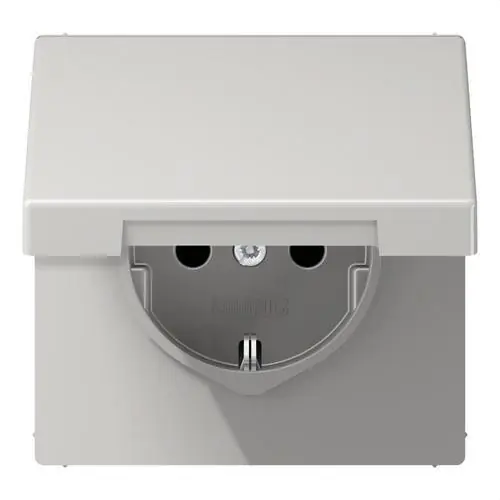 BASE ENCHUFE SCHUKO® TAPA PROTECCIÓN NIÑOS TERMOPLÁSTICO GRIS Oferta