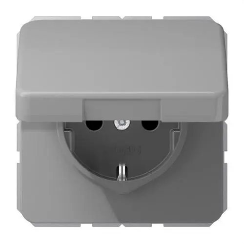 BASE SCHUKO® TAPA ABATIBLE PARA NIÑOS GRIS Pago Seguro