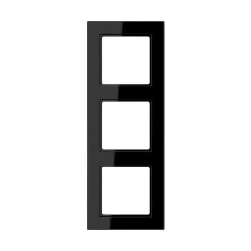 Últimas Unidades MARCO EMBELLECEDOR MONTAJE VERTICAL HORIZONTAL 3 ELEMENTOS NEGRO