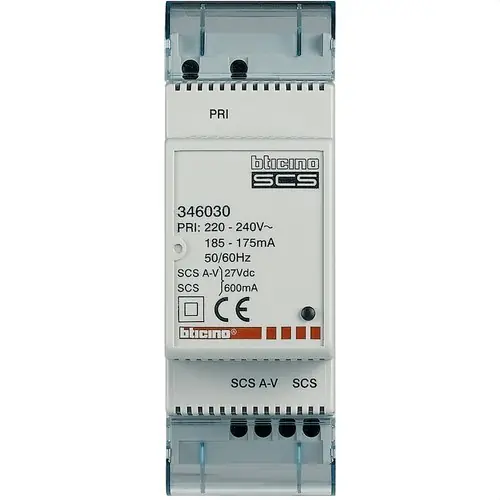 Alta Calidad ALIMENTADOR COMPACTO 2 HILOS 2 MODULOS DIN