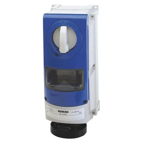 BA.FJA.INTERBLOQUEADA VT.FDO.BA.PORTFUS.3P+T 32A 480-500V 50-60Hz 7h USOS SEVERO Stock Limitado