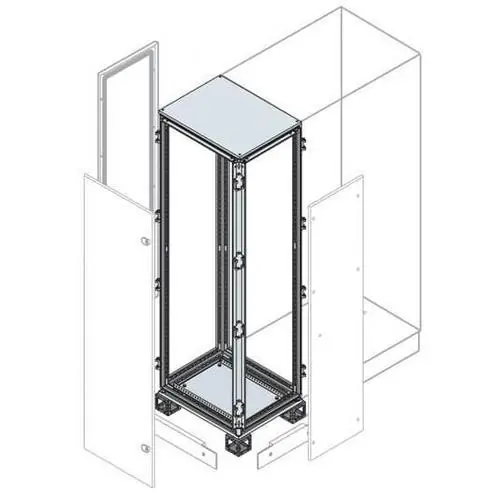 Alta Calidad COLUMNA IS2 2000x300x400mm RAL7035
